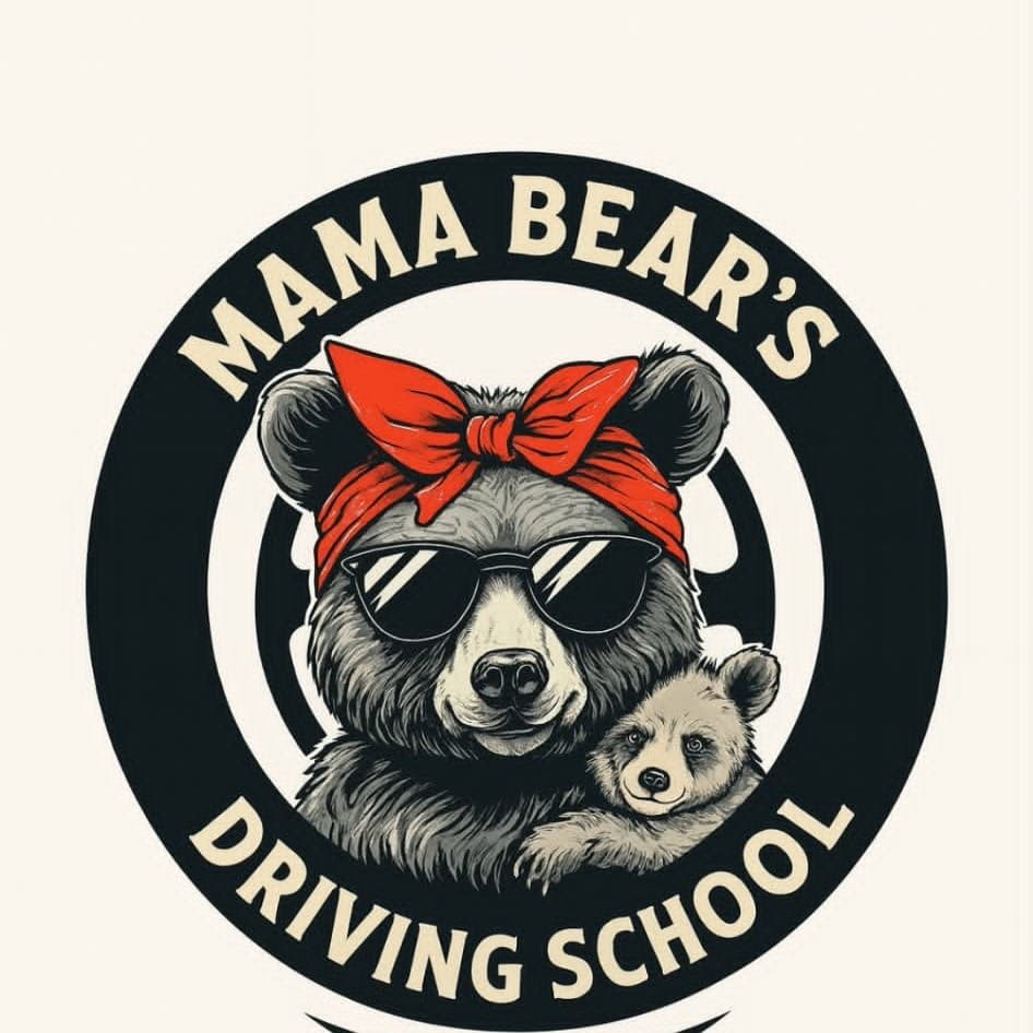Mama Bear's Driving School brand graphic